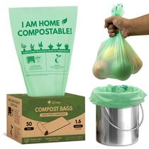 Sacos de compostagem AIRNEX 50 para caixa de bancada 6L 1,6 galões Sacos de compostagem AIRNEX 50 para caixa de bancada 6L 1,6 galões