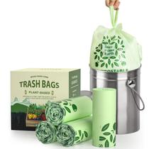 Sacos de compostagem AYOTEE 10L/2,6 galões com alças de 100 unidades Sacos de compostagem AYOTEE 10L/2,6 galões com alças de 100 unidades