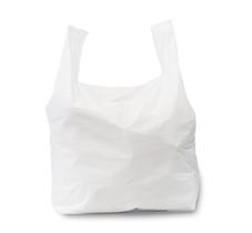 Sacos de compras: camiseta Jumbo, pacote com 100 unidades, 17x8x29cm, 18 mícrons
