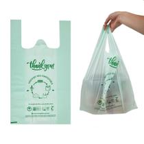 Sacos de compras compostáveis OrangeBio Certified 200ct 20kg