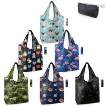 Sacos de compras reutilizáveis BeeGreen Animals X-Large 23L
