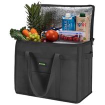 Sacos de compras reutilizáveis e sacola de entrega de alimentos JUNGYOON XL Black