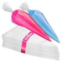 Sacos de Confeitar Prestee 30 cm Anti-Rompimento Sem Bico Pacote com 200 Unidades