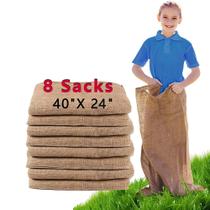 Sacos de corrida Potato Sack Alytree, pacote com 8, 60 x 100 cm para crianças e adultos