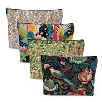 Sacos de cosméticos Chenyoumaoyi, 4 peças, 25x18 cm, algodão e linho Sacos de cosméticos Chenyoumaoyi, 4 peças, 25x18 cm, algodão e linho