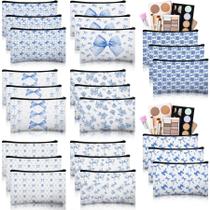 Sacos de cosméticos Stuffygreenus Blue Coquette Aesthetic x24