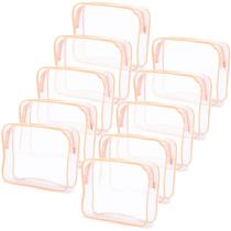 Sacos de cosméticos Tbestmax Clear Waterproof Travel, pacote com 10 Sacos de cosméticos Tbestmax Clear Waterproof Travel, pacote com 10