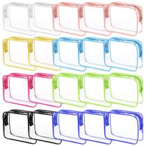 Sacos de cosméticos Tergy Clear Waterproof PVC Travel 20 unidades