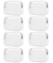 Sacos de cosméticos Tergy Waterproof Toiletry PVC Travel, pacote com 6