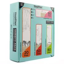 Sacos de cozinha compostáveis Matter 230 Count 80 Snack 80 Sandwich