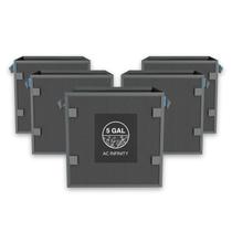 Sacos de cultivo AC Infinity Square Heavy Duty, 5 galões, pacote com 5