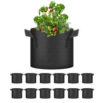 Sacos de cultivo HealSmart Nonwoven, pacote com 12 galões, 3 galões, para jardim