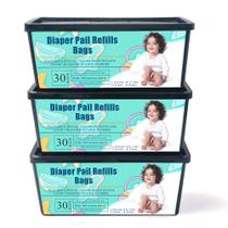 Sacos de descarte de fraldas PurifyLogix para Diaper Genie Pail