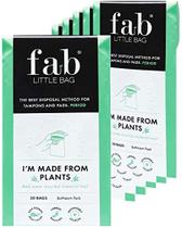 Sacos de descarte sanitário Fab Little Bag Sixer Plus Pack Sacos de descarte sanitário Fab Little Bag Sixer Plus Pack