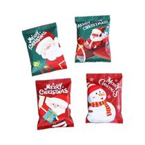 Sacos De Doces De Natal 100un. Sacos De Presente DIY Com Selo Papai Noel Para Biscoitos, Nougat E Sacos De Doces De Natal 100un. Sacos De Presente DIY Com Selo Papai Noel Para Biscoitos, Nougat E