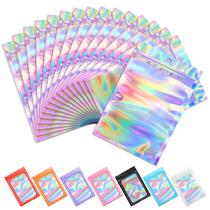 Sacos de embalagem Funfery Mylar Holographic 100 unidades (14x20cm)