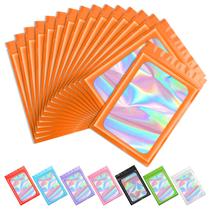 Sacos de embalagem Funfery Smell Proof Mylar Holographic 4 x 6 polegadas 100 unidades