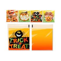 Sacos De Embalagem Para Doces De Halloween 50pcs Sacos De Presente Autoadesivos Para Festas, Sacos De Embalagem Para Doces De Halloween 50pcs Sacos De Presente Autoadesivos Para Festas,