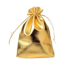 Sacos De Embalagem Para Joias Ajustáveis Na Cor Dourada, 50 Peças, 7x9, 9x12, 10x15cm, Bolsas De