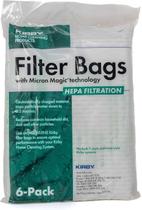 Sacos de filtro a vácuo Kirby MicroAllergen Plus HEPA, pacote com 6 Sacos de filtro a vácuo Kirby MicroAllergen Plus HEPA, pacote com 6