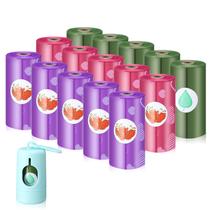 Sacos de Fraldas Descartáveis Fullhawl - Refil com 15 Rolos (225 Sacos)