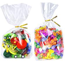 Sacos de guloseimas de celofane Pigpot Party 6 x 9 polegadas, 100 unidades com gravatas Sacos de guloseimas de celofane Pigpot Party 6 x 9 polegadas, 100 unidades com gravatas
