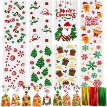 Sacos de Guloseimas YUJUN 12,5 x 27,5 cm 160 unidades Natal Sacos de Guloseimas YUJUN 12,5 x 27,5 cm 160 unidades Natal