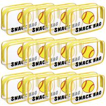 Sacos de lanche Yeyeplum Softball PVC impermeáveis 12 unidades
