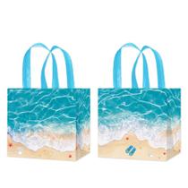 Sacos de Lembrancinha Praia Umoni 12pcs Ondas do Oceano Azul
