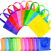 Sacos de lembrancinhas de festa GITMIWS, pacote com 30, não tecidos, 25 x 21,3 cm, arco-íris