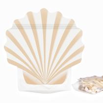 Sacos de lembrancinhas de festa Mylar reutilizáveis Luvlewen, 20 peças Seashell Sacos de lembrancinhas de festa Mylar reutilizáveis Luvlewen, 20 peças Seashell