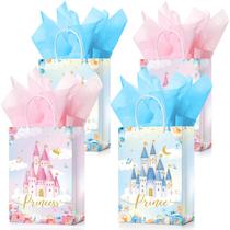 Sacos de lembrancinhas Sherr Princess Prince 30 unidades com papel de seda Sacos de lembrancinhas Sherr Princess Prince 30 unidades com papel de seda