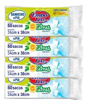 Sacos De Lixo 15l Embalixo Citrus Perfumado 50 Un + Brinde Sacos De Lixo 15l Embalixo Citrus Perfumado 50 Un + Brinde