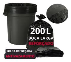Sacos De Lixo 200l Grosso Reforçado Entulho Lixo Pesado 40un Sacos De Lixo 200l Grosso Reforçado Entulho Lixo Pesado 40un