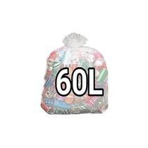 Sacos De Lixo 60 Litros Transparente Reforçado 100un Sacos De Lixo 60 Litros Transparente Reforçado 100un