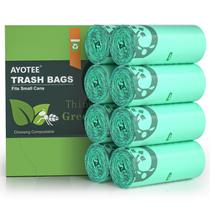 Sacos de lixo AYOTEE 4,5 L/1,2 galões biodegradáveis 200 unidades Sacos de lixo AYOTEE 4,5 L/1,2 galões biodegradáveis 200 unidades