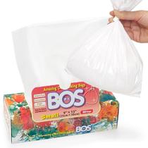Sacos de lixo BOS Odor-Sealing Home Food Waste, tamanho S, brancos, 1 pacote
