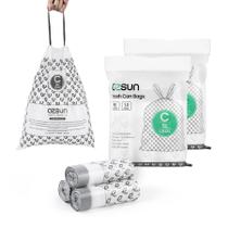 Sacos de lixo Cesun Code C 5L 90 unidades com cordão branco