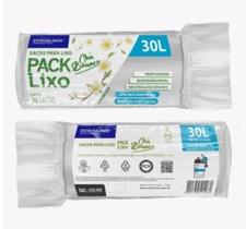 Sacos de Lixo cheirinho de Chá Branco 30 litros. Sacos de Lixo cheirinho de Chá Branco 30 litros.