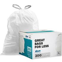 Sacos de lixo compatíveis com Plasticplace Simplehuman Code G 8Gal Sacos de lixo compatíveis com Plasticplace Simplehuman Code G 8Gal