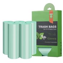 Sacos de lixo compostáveis AYOTEE 55L (13-15 galões) 60Ct Sacos de lixo compostáveis AYOTEE 55L (13-15 galões) 60Ct