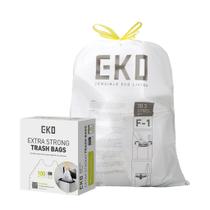 Sacos de lixo EKO Easy-Dispense Roll 100 unidades, extra fortes, 8 galões