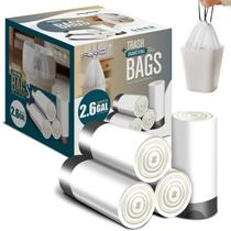 Sacos de lixo FORID 10L brancos com cordão 240 unidades Sacos de lixo FORID 10L brancos com cordão 240 unidades