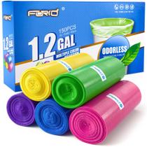 Sacos de lixo FORID 4,5 L coloridos 150 sacos extra grossos sem perfume Sacos de lixo FORID 4,5 L coloridos 150 sacos extra grossos sem perfume