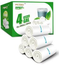 Sacos de lixo FORID Clear 15L 330 unidades para banheiro e escritório Sacos de lixo FORID Clear 15L 330 unidades para banheiro e escritório