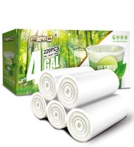 Sacos de lixo FORID Clear de 4 galões (15 L) de plástico de 220 unidades Sacos de lixo FORID Clear de 4 galões (15 L) de plástico de 220 unidades