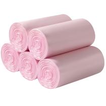 Sacos de lixo HDY de 4 galões (15x24cm) 200 unidades - rosa