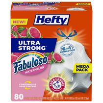 Sacos de lixo Hefty Ultra Strong 49L 80 sacos Fabuloso Watermelon