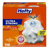 Sacos de lixo Hefty Ultra Strong Tall Kitchen 13 galões 110 quilates