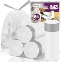 Sacos de lixo Heihaily de 6 galões com cordão 80 unidades x 4 rolos